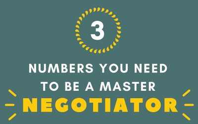 3 Numbers You Need to be a Master Negotiator